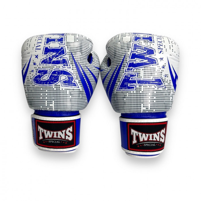 Боксёрские перчатки FBGVL3-TW5 white blue 12 oz