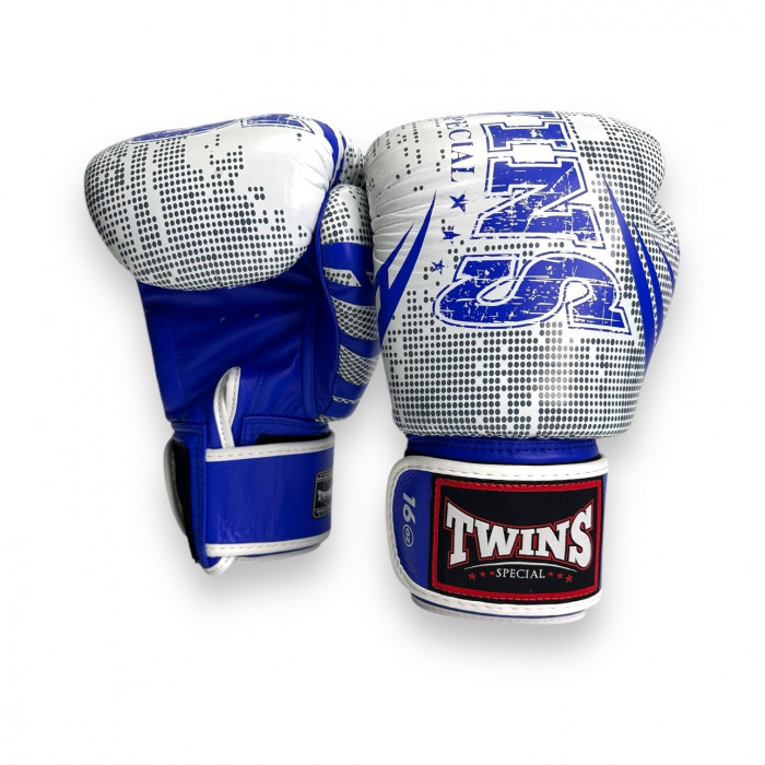 Боксёрские перчатки FBGVL3-TW5 white blue 12 oz