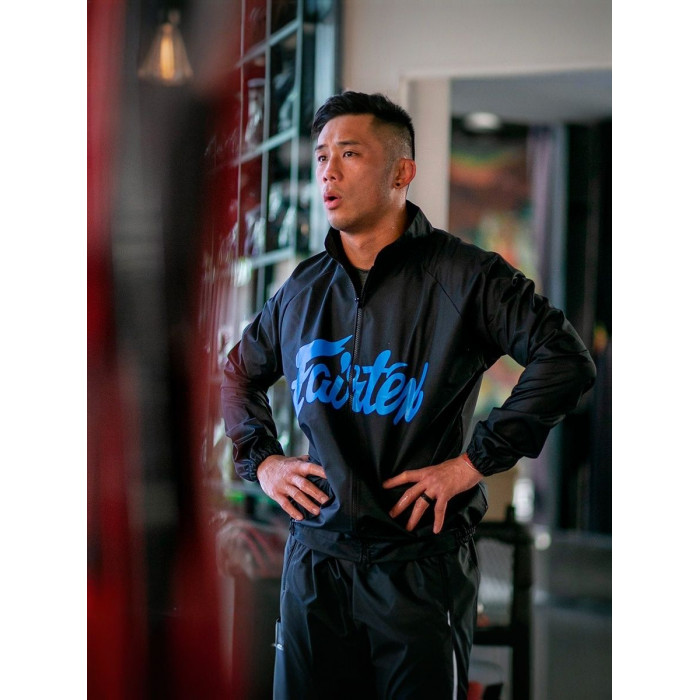 Костюм сауна Fairtex VS3 black blue XL