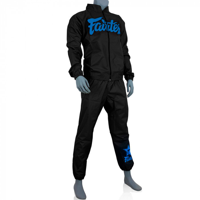 Костюм сауна Fairtex VS3 black blue XL
