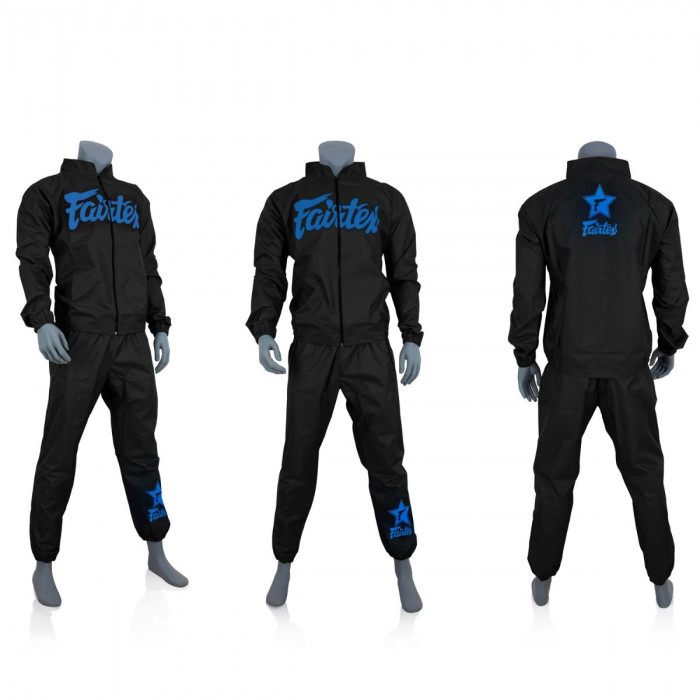 Костюм сауна Fairtex VS3 black blue XL