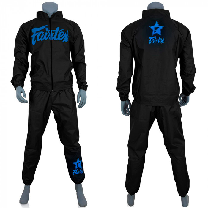 Костюм сауна Fairtex VS3 black blue XL