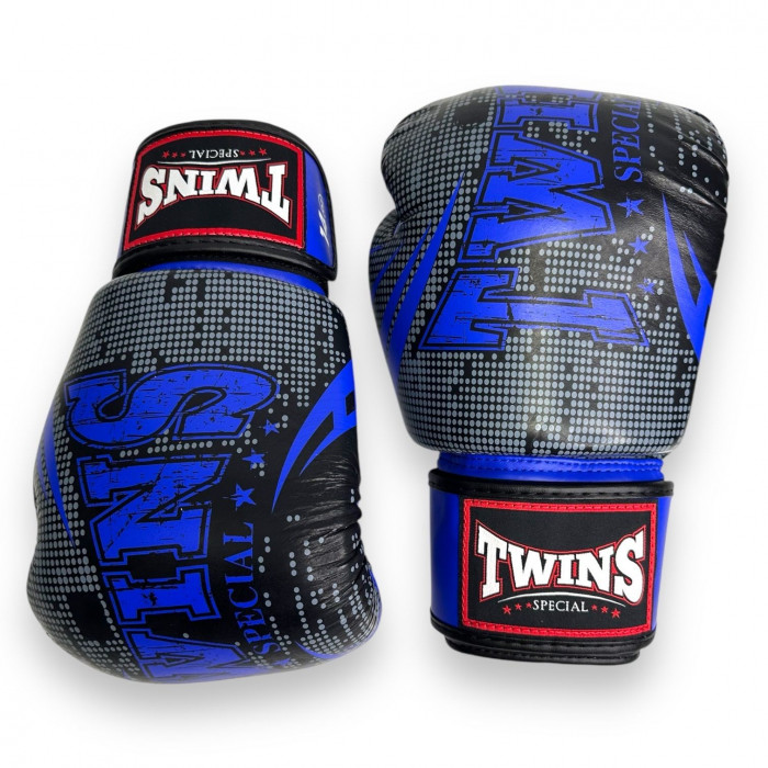 Боксёрские перчатки FBGVL3-TW5 black blue 16 oz