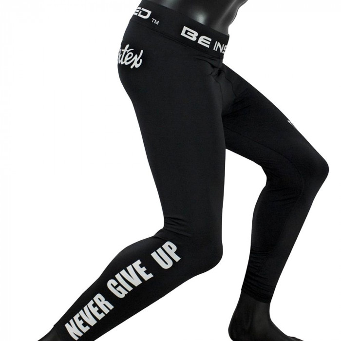 Тайтсы Fairtex CP1 black L (Легенцы для спорта) Компрессионные штаны