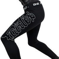 Тайтсы Fairtex CP1 black XL (Легенцы для спорта) Компрессионные штаны