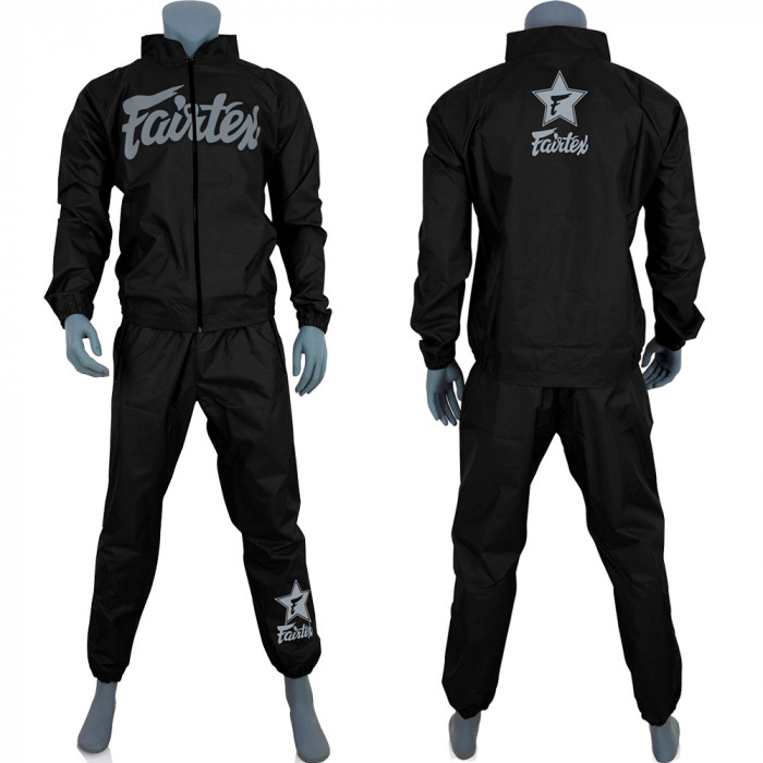 Костюм сауна Fairtex VS3 black gray M