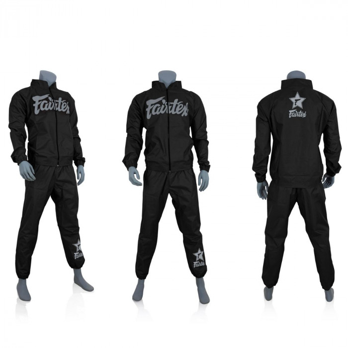 Костюм сауна Fairtex VS3 black gray XL