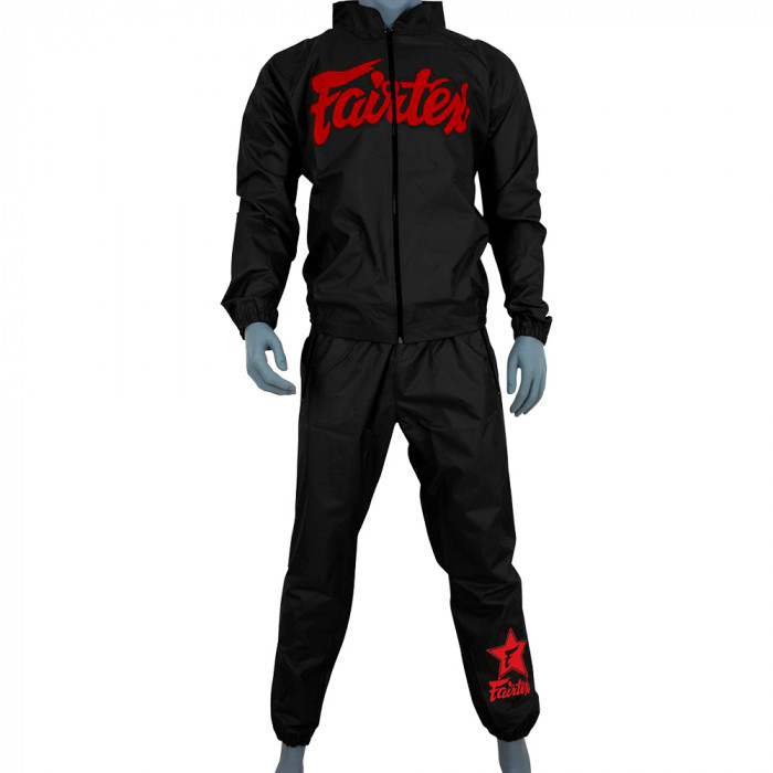 Костюм сауна Fairtex VS3 black red L