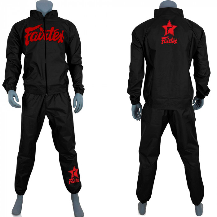 Костюм сауна Fairtex VS3 black red M