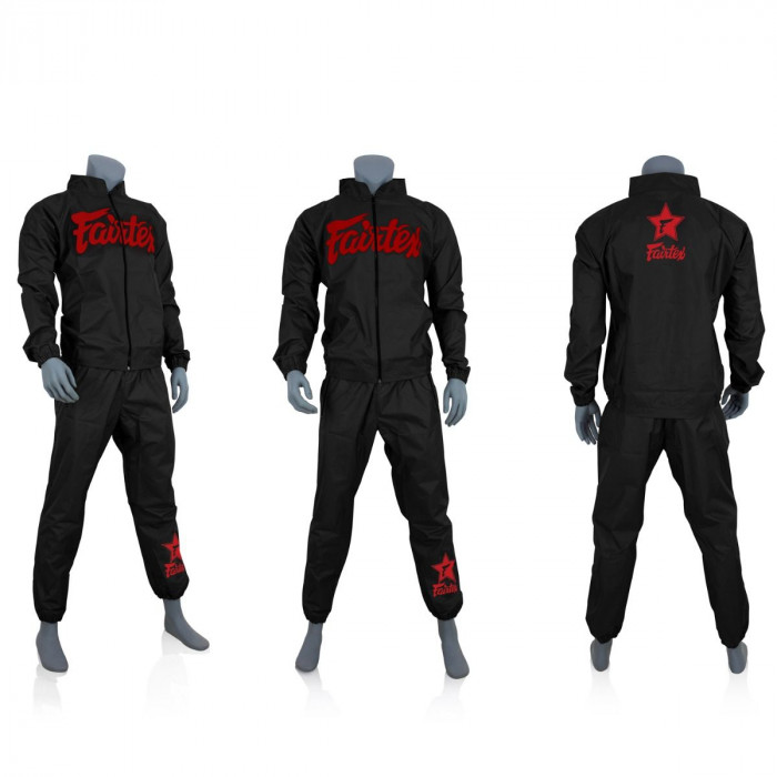 Костюм сауна Fairtex VS3 black red M