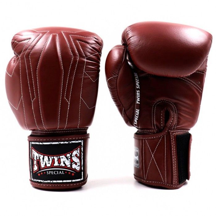 Боксерские перчатки Twins Special BGVL14 Dark Brown 16 oz