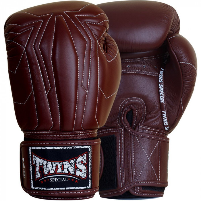 Боксерские перчатки Twins Special BGVL14 Dark Brown 16 oz