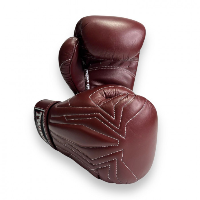 Боксерские перчатки Twins Special BGVL14 Dark Brown 16 oz