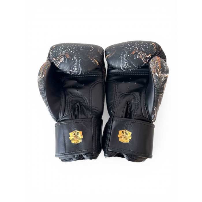 Боксёрские перчатки Raja Gold Dragon 14 oz