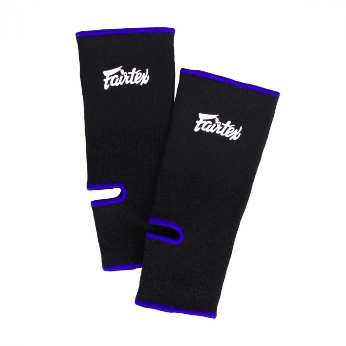 Голеностопы Fairtex AS1 black-blue