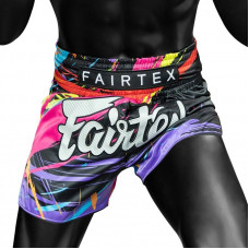 Шорты для бокса Fairtex BS1934 World Music black - S