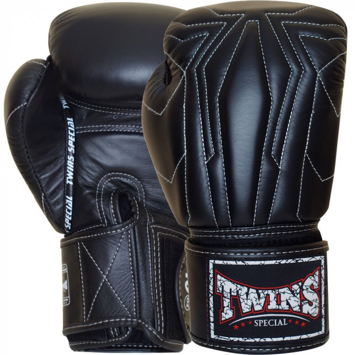 Боксерские перчатки Twins Special BGVL14 black 14 oz
