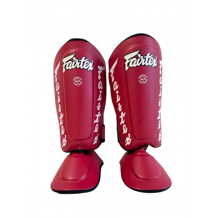 Защита голени Fairtex SP7 red XL