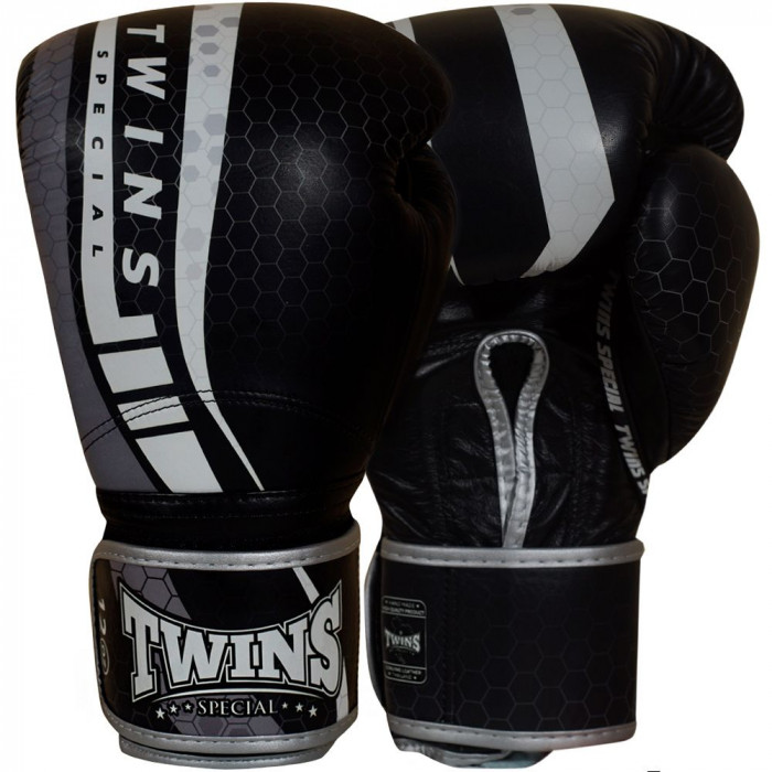 Боксерские перчатки Twins Special BGVL15 black 16 oz