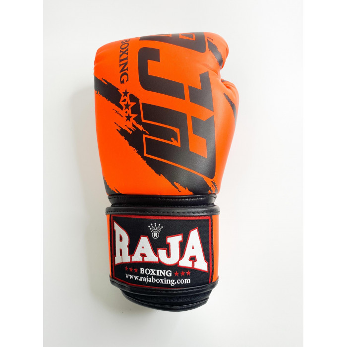 Боксерские перчатки Raja model 3 orange 14 oz