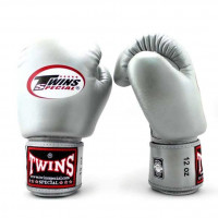 Боксерские перчатки Twins Special BGVL3 silver 14 oz