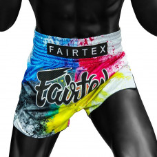Шорты для бокса Fairtex BS1937 Acid jazz white - S