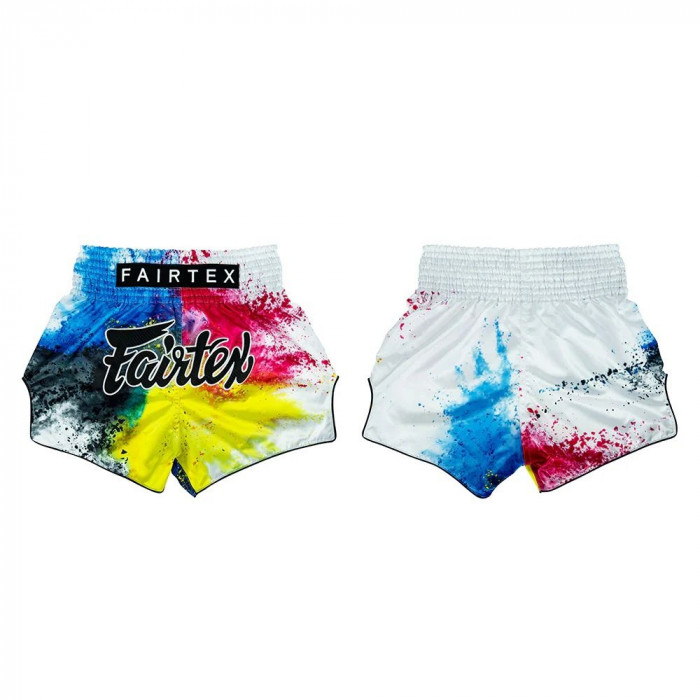 Шорты для бокса Fairtex BS1937 Acid jazz white - XL