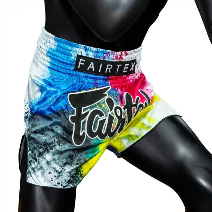 Шорты для бокса Fairtex BS1937 Acid jazz white - XL