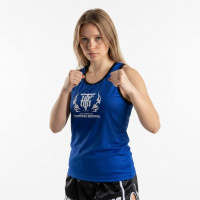 Майка для соревнований Top King Boxing blue M