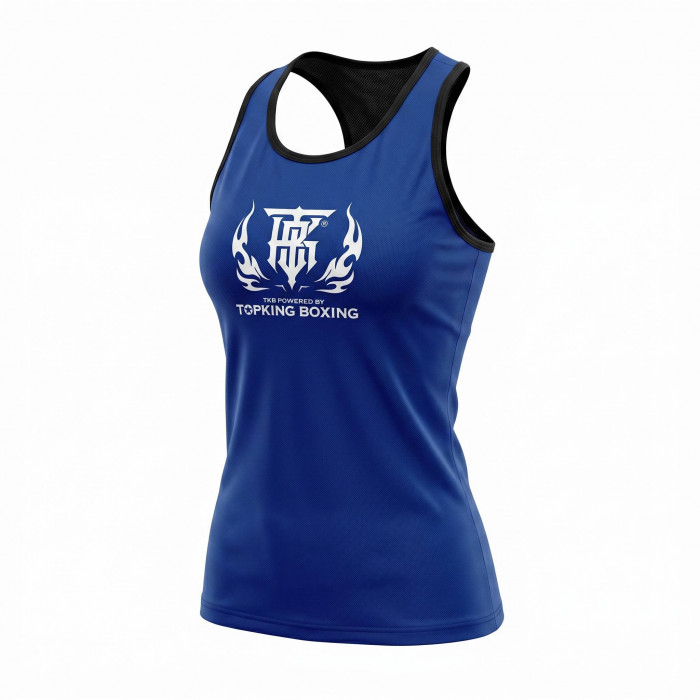 Майка для соревнований Top King Boxing blue S
