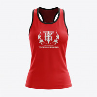 Майка для соревнований Top King Boxing red M