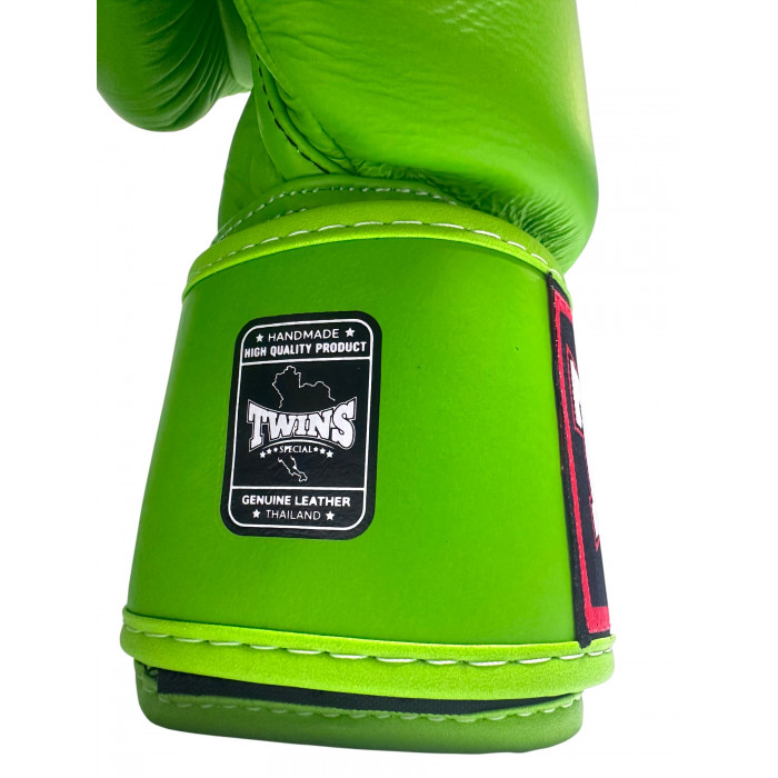 Боксерские перчатки Twins Special BGVL3 green neon 16 oz