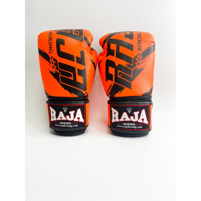 Боксерские перчатки Raja model 3 orange 12 oz