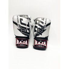 Боксерские перчатки Raja model 3 silver 12 oz