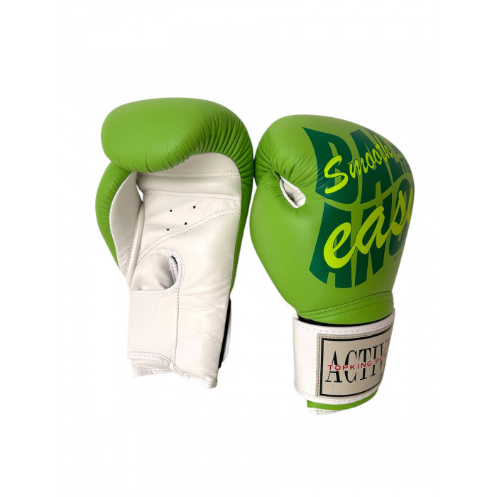 Боксёрские перчатки TKB ACTIVE MUAYTHAI green 10 oz