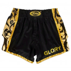 Шорты для бокса Fairtex BSG1 black gold XL