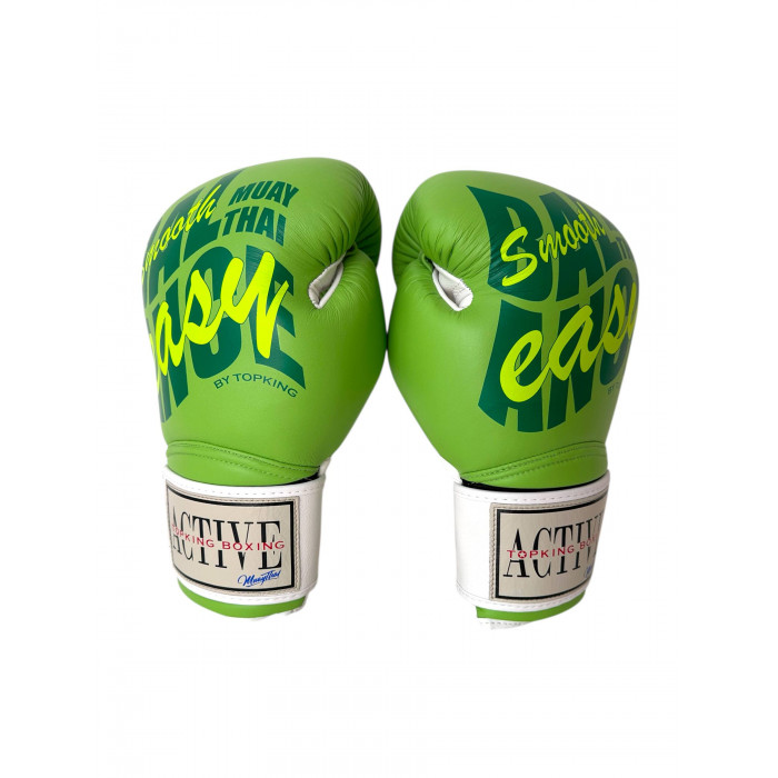 Боксёрские перчатки TKB ACTIVE MUAYTHAI green 12 oz