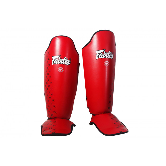 Защита голени Fairtex SP5 red M