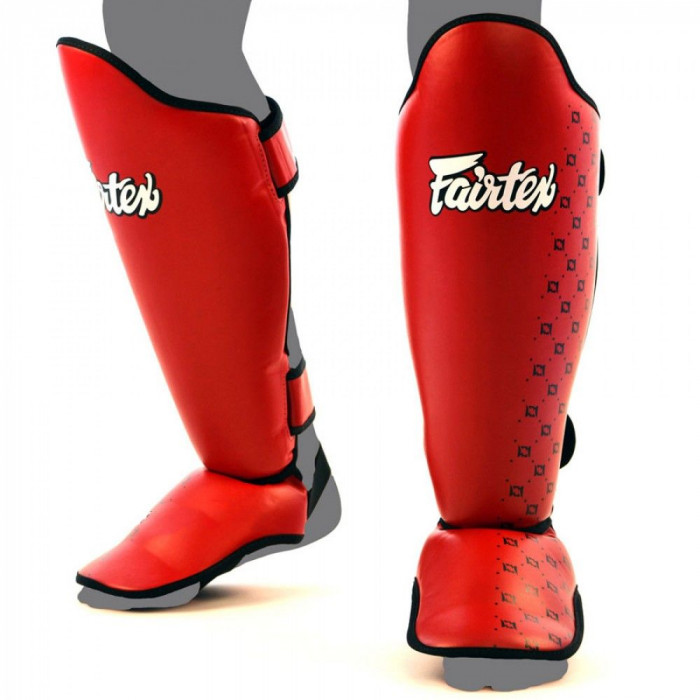Защита голени Fairtex SP5 red XL